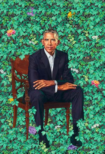 barack obama kehinde wiley portrait